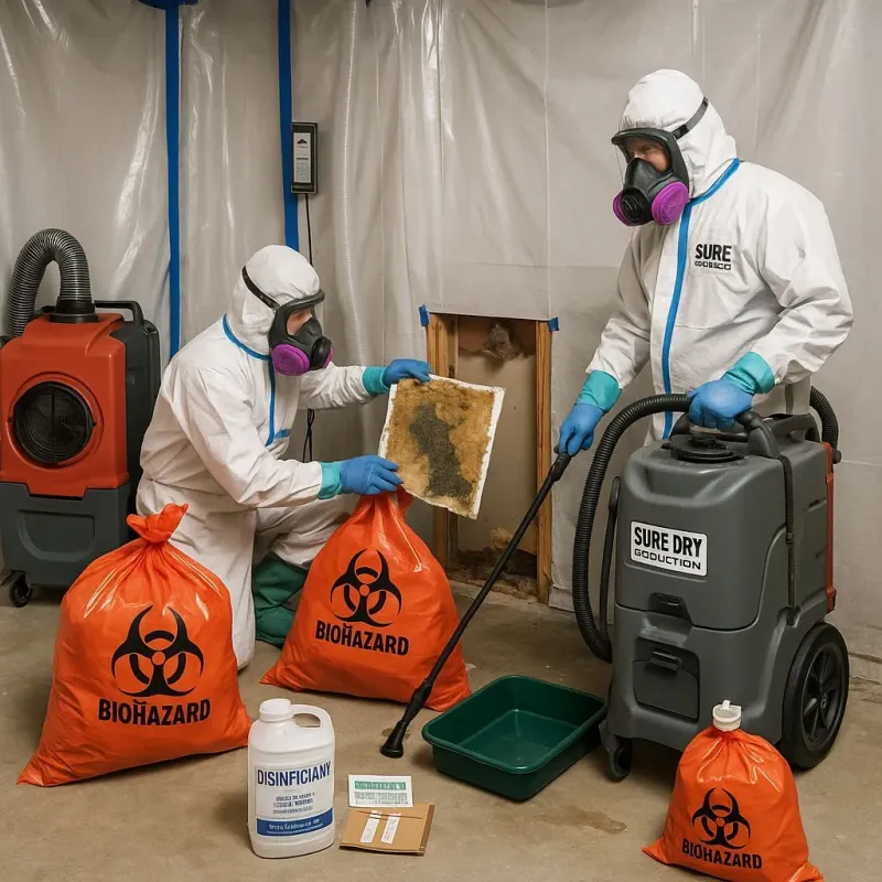 Contaminated Water Handling Protocols process in Hough, OH
