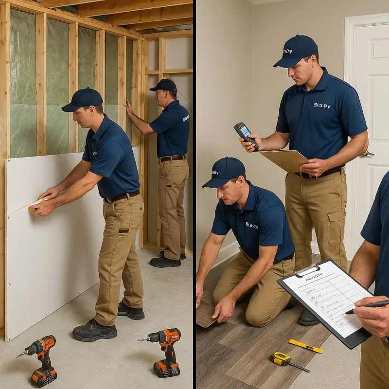 Repairs and Reconstruction process in Hough, OH